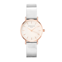 Rosefield - Watches - Damenuhr - PREMIUM GLOSS - Metallic Weiss / Rosegold - 33mm