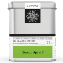 Samova Tee - TEAM SPIRIT BIO - Bio-Kräuter / Grüntee - Mischung mit Lemongrass und weißem Tee