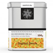 Samova Tee - DIGITAL DETOX - Bio-Früchtetee (THC-frei) Mit Hanf, Kürbis und weißem Hibiskus
