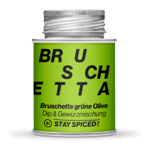 Stay Spiced - Bruschetta - Dip & Gewürzmischung - GRÜNE OLIVE