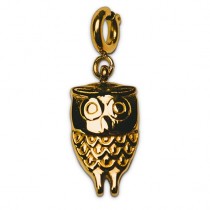 Street Glücksbringer Schmuck - Charm Gold Eule