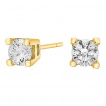 Joanli Nor - Swarovski - Schmuck - Amelianor - Ohrstecker - Vergoldet - 5mm