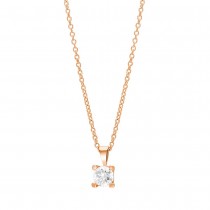 Joanli Nor - Swarovski - Schmuck - Amelianor - Halskette - Rosévergoldet  / Zirkonia - 5mm