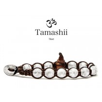 Tamashii - Gesegnetes Natursteinarmband aus Tibet - Crack Crystal - BERGKRISTALL