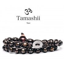 Tamashii - Gesegnetes Natursteinarmband aus Tibet - BRONZEACHAT - 2 Umrundungen
