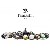 Tamashii - Gesegnetes Natursteinarmband aus Tibet - CHRYSOPRAS