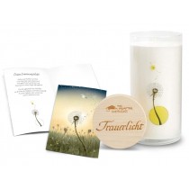 Allgäuer Heilkräuterkerze - TRAUERLICHT - Trauerkerze WIESE 