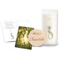 Allgäuer Heilkräuterkerze - TRAUERLICHT - Trauerkerze WALD