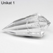 Kristalle, Heilsteine - Seltene und glasklare Bergkristall Doppelender Vogler - UNIKAT 1