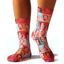 Wigglesteps - bunte SOCKEN für DAMEN - Retro Ladies