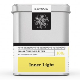 Samova Tee - INNER LIGHT - Bio Grüntee / Kräutertee mit Zitronengras, Ingwer...
