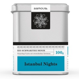 Samova Tee - ISTANBUL NIGHTS - Bio-Schwarztee - Minze Darjeeling / Ceylon mit orientalischen Gewürzen