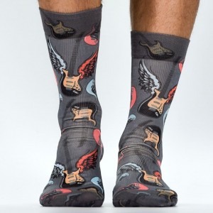 Wigglesteps - bunte SOCKEN für HERREN - Electro Guitar