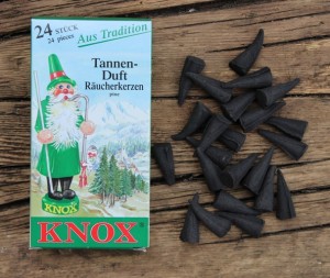 Räucherkegel, Räucherkerzen Knox - TANNENDUFT