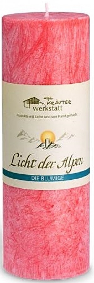 Licht der Alpen - Allgäuer Naturduftkerze - Die Blumige