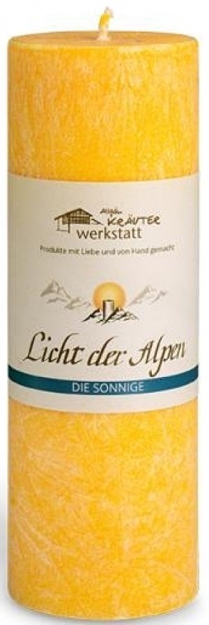 Licht der Alpen - Allgäuer Naturduftkerze - Die Sonnige