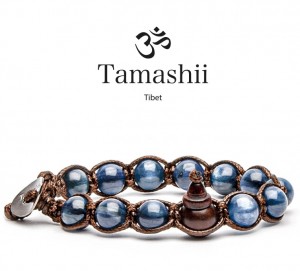Tamashii - Gesegnetes Natursteinarmband aus Tibet - KIANITE