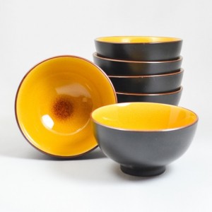 Zubehör - Cha Wan - Teeschale - Teetasse - Porzellan - Orange