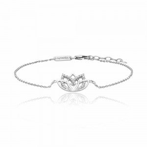 Julie Julsen - Armband - Lotus Silber