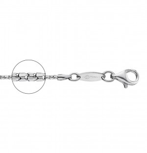 Der Kettenmacher - Koreanerkette diamantiert - 1,2mm - Silber - 42cm bis 60cm