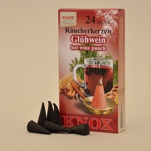 Räucherkegel, Räucherkerzen Knox - GLÜHWEIN