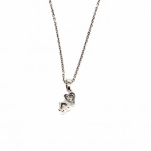 Nordahl Jewellery - Joanli Nor - Halskette Silber mit 2 Herzen