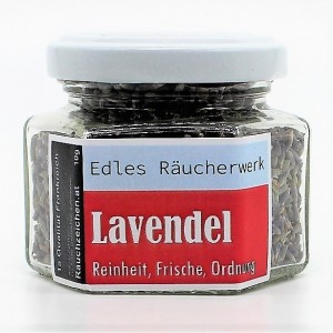 Räucherwerk, Räucherkräuter - Rauchzeichen  - LAVENDEL