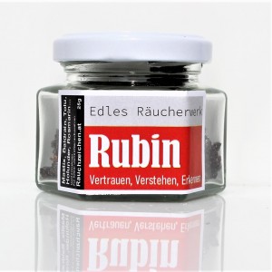 Räucherwerk, Räuchermischung, Rauchzeichen - RUBIN