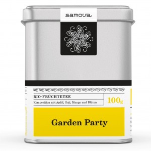 Samova Tee - GARDEN PARTY -  Bio Früchtetee mit Apfel, Mango und Gojibeeren