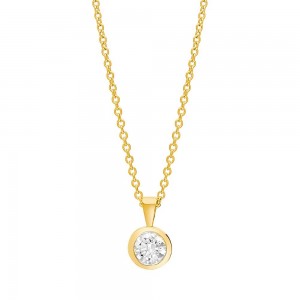 Joanli Nor - Swarovski - Schmuck - Amynor - Halskette - Vergoldet / Zirkonia - 5mm