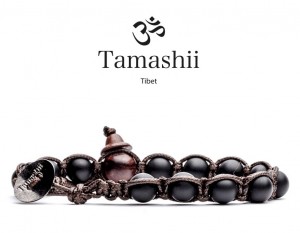 Tamashii - Gesegnetes Natursteinarmband aus Tibet - Onix Matting - ONYX MATT