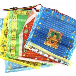 TIBETISCHE GEBETSFAHNE - Buddhas