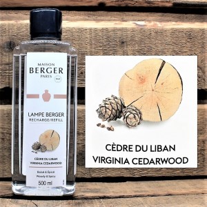 Maison Lampe Berger - Nachfüllduft - Raumparfum - Cédre du Liban - VIRGINIA CEDARWOOD